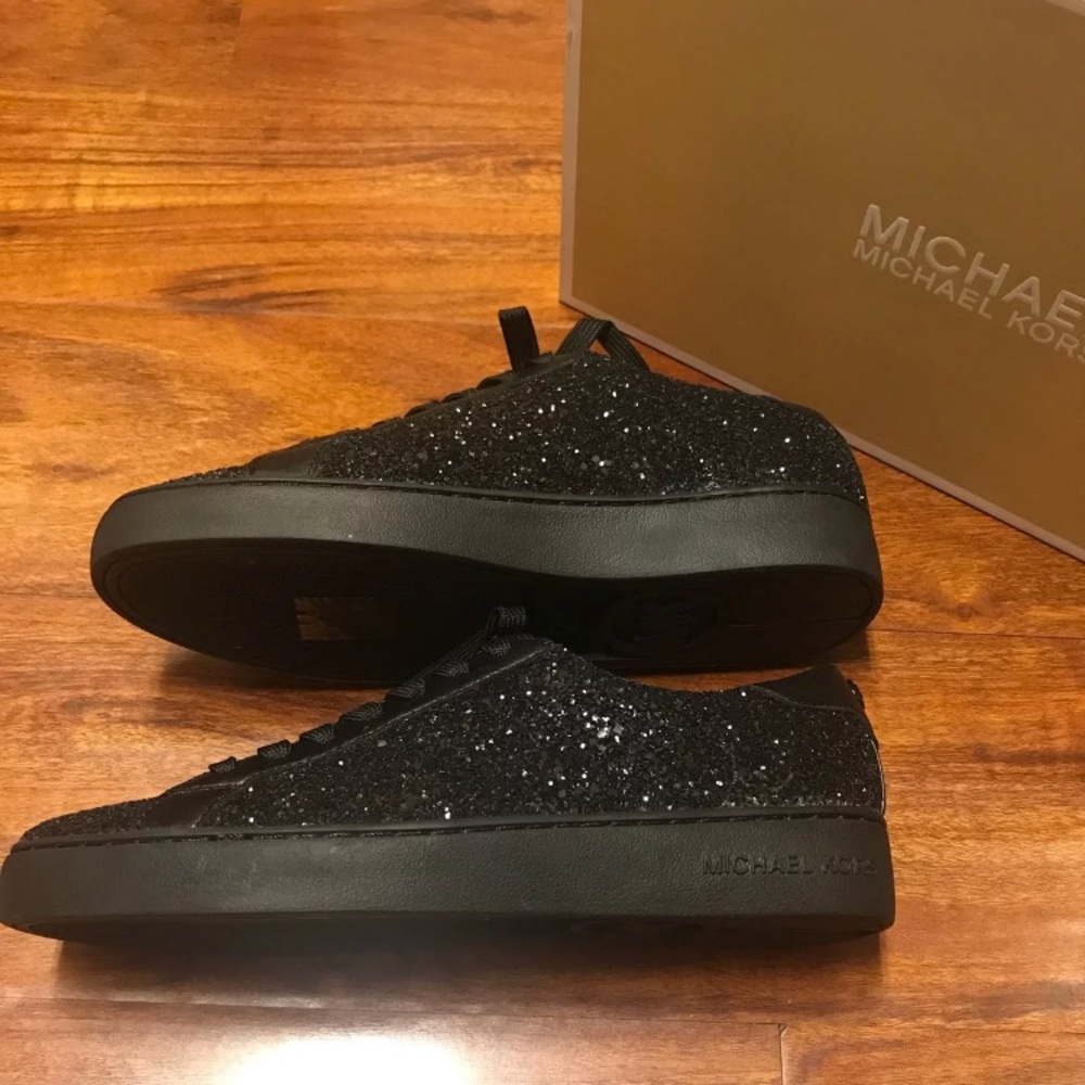 Women’s Michael Kors Glitter Sneaker - Picture 3 of 7